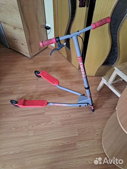 Самокат инерционный б/у