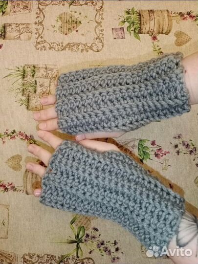 Шапки/шарфы/снуды/митенки Ручная работа