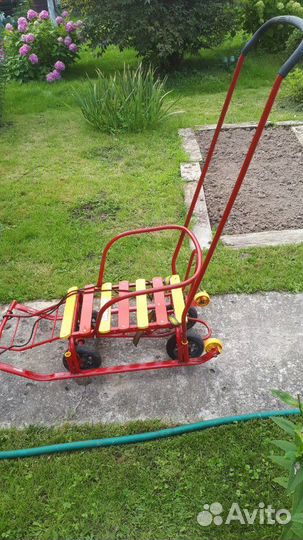 Санки на колесах Nika