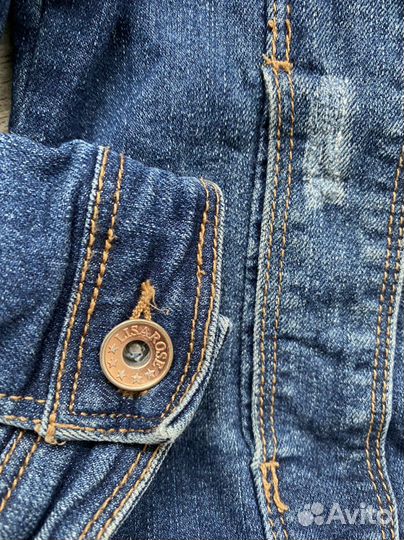 Джинсовая куртка для девочки р.116