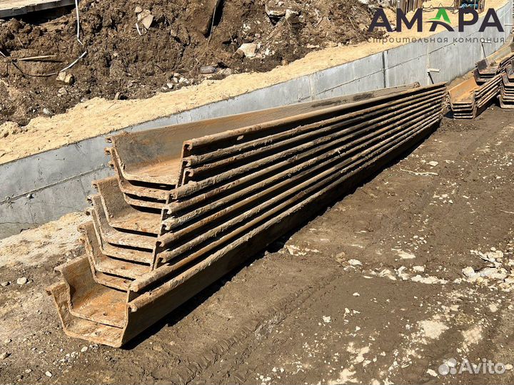 Шпунт Ларсена Л5-ум (8, 12 метровый) для лос