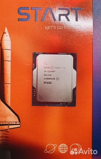 Процессор intel core i5 12400f новый гарантия