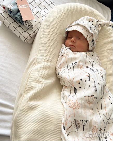 Кокон для новорожденных зевушка