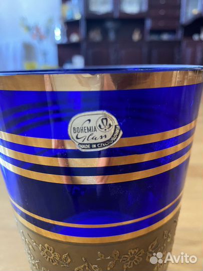 Ваза из Богемского стекла