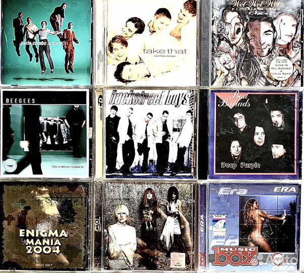 CD (крмпакт диски) + DVD личная коллекция