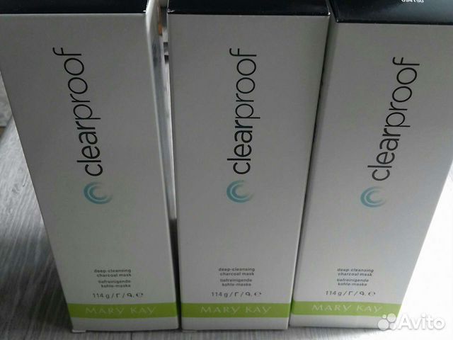 Угольная и гелевая маски mary Kay