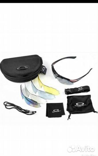 Очки защитные oakley 5 сменных поликарбонатных лз