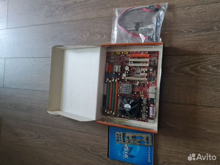 Intel pentium 4 530 3.0Ghz + MSI 915P + куллер