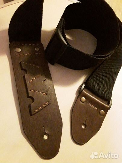 Ремень для гитары кожаный