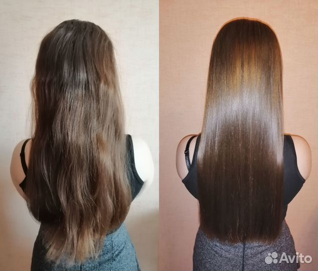 Кератиновое выпрямление и ботокс волос