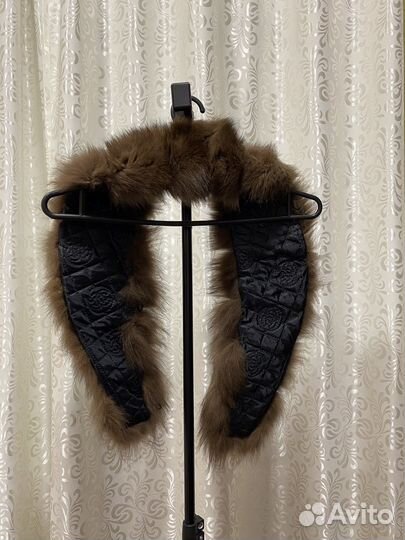 Натуральный мех песца воротник