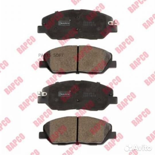 Bapco BP0609 Колодки тормозные дисковые передние