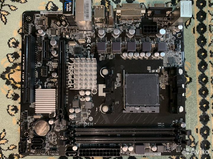 Мат. пл. AMD asrock 760gm hdv- сокет am3, am3+