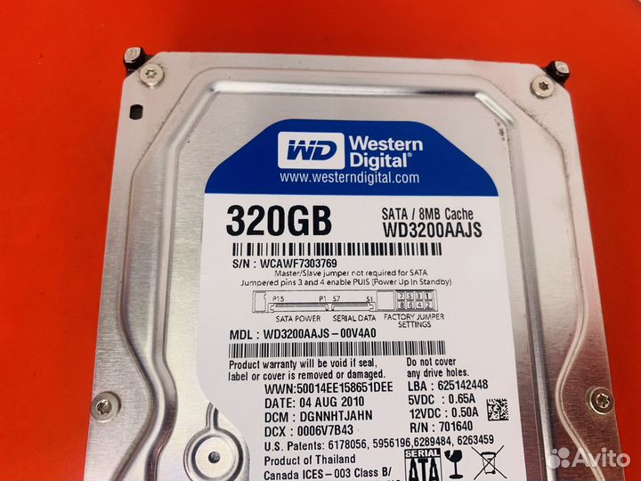 HDD 3.5 Western Digital 320Gb (арт. 2)