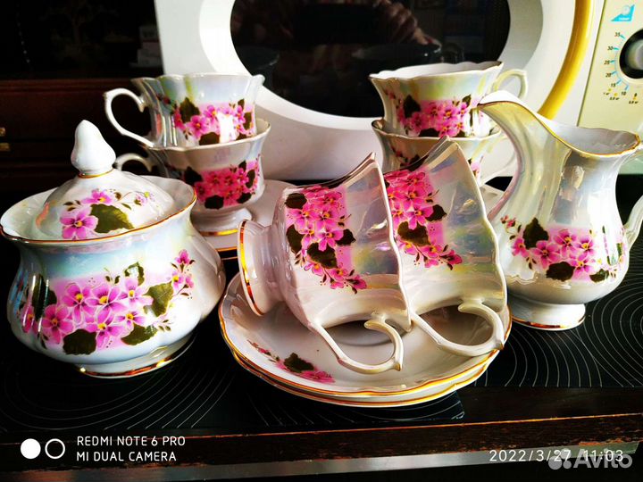 Сервиз чайно- кофейный, новый