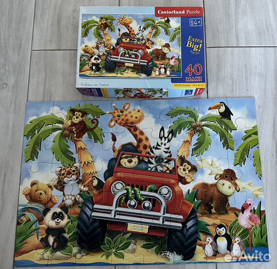 Пазл castorland сафари 40 maxi