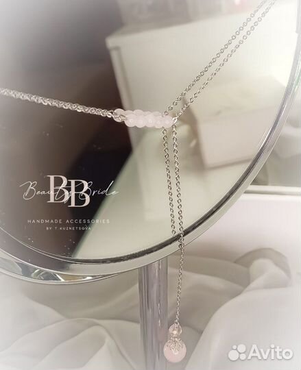 Комплект украшений: гребень, серьги, колье