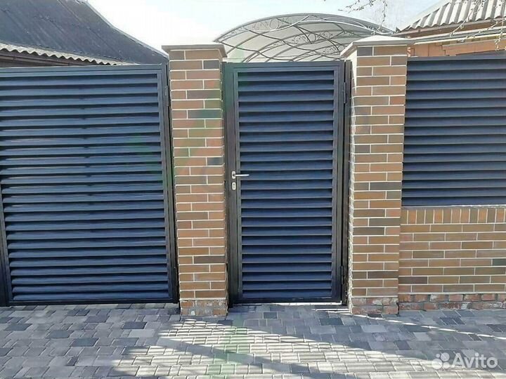 Забор жалюзи