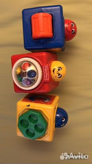 Развивающие бизи кубики Fisher price