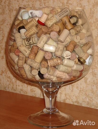 Коллекция пробок с большим бокалом 5 л