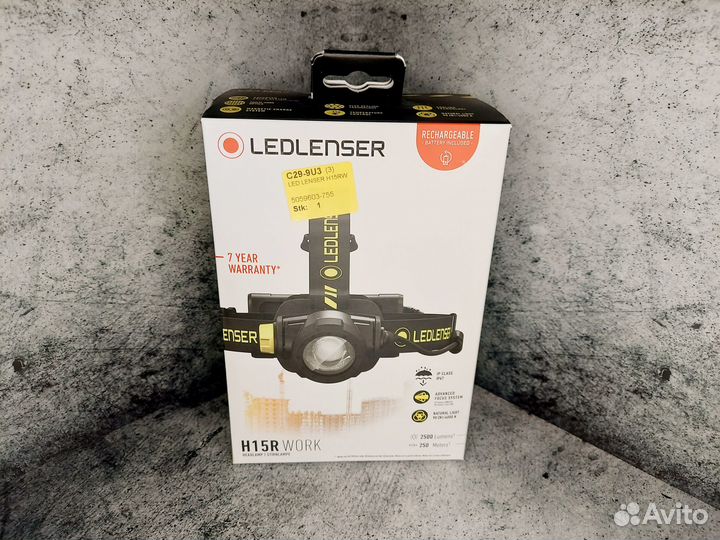 Led Lenser H15R Work налобный фонарь (Оригинал)