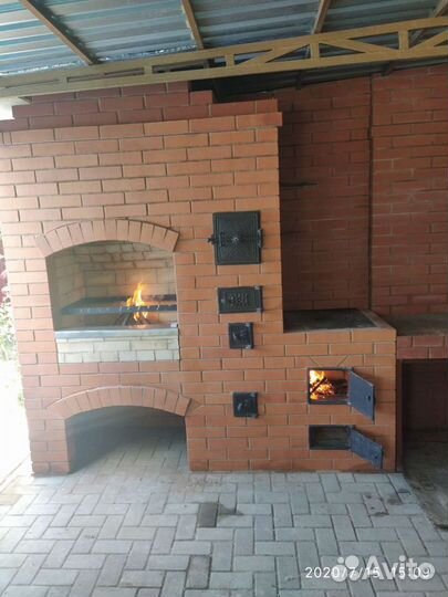 Печь, мангал, барбекю, камин