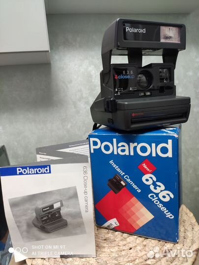 Polaroid 636 closeup винтажный, Великобритания