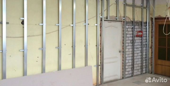 Гипсокартон монтаж перегородки потолки установка