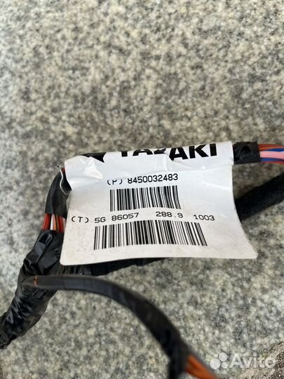 Проводка крышки багажника лада веста