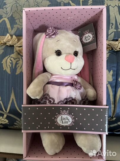 Мягкая игрушка зайка Jack&Lin на подарок