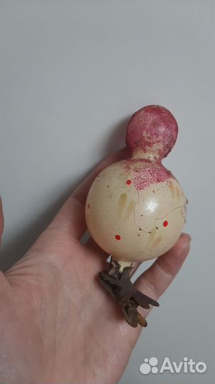 Елочная игрушка на прищепке