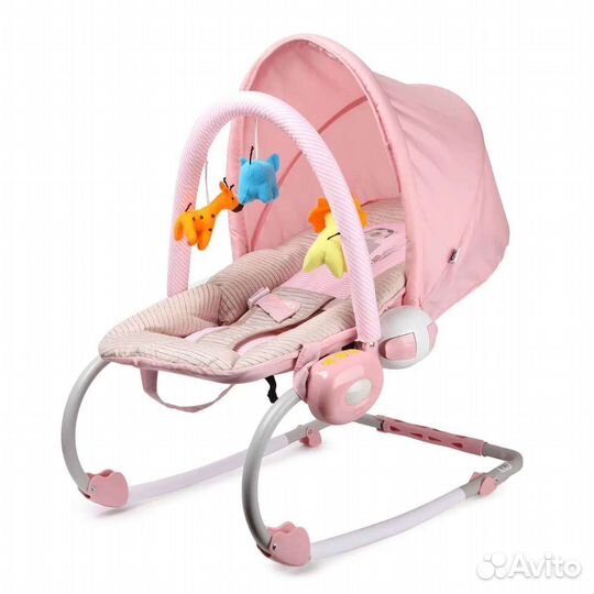 Шезлонг babyton розовый