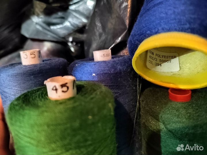 Нитки швейные