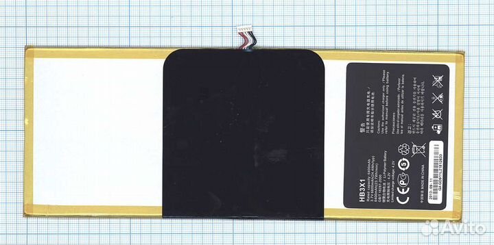 Акб HB3X1 для Huawei MediaPad 10 Link 3.7V 6600mAh