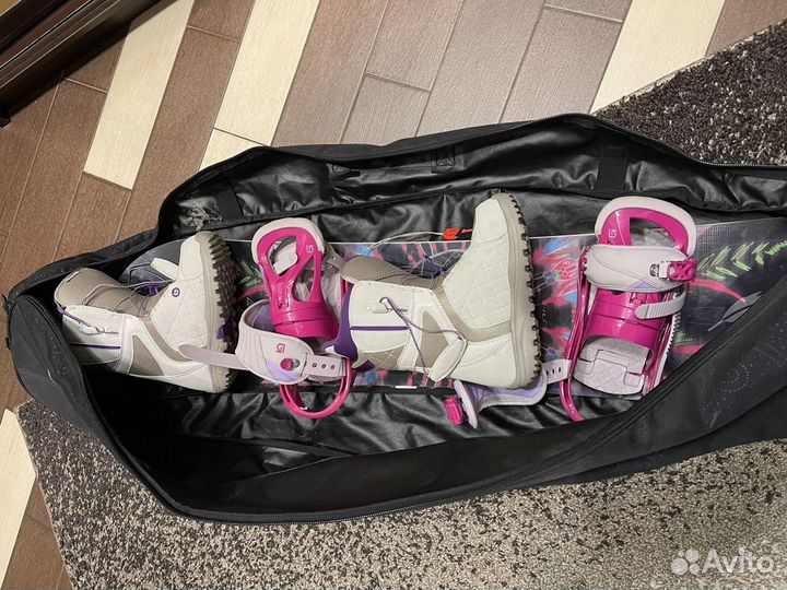 Комплект сноубордический для девочки 125 см