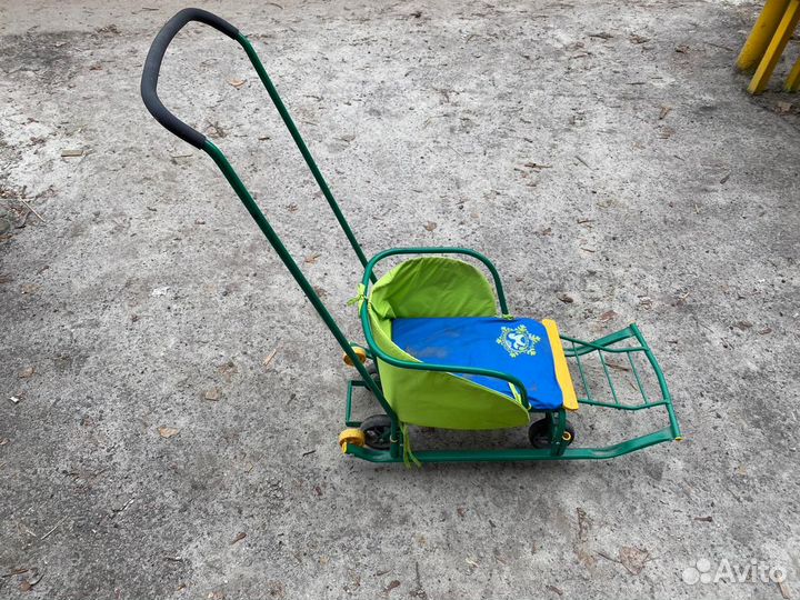 Санки на колесах