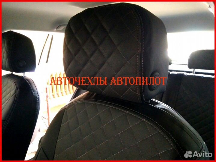 Чехлы Автопилот Volkswagen Polo 5 Hb из экокожи