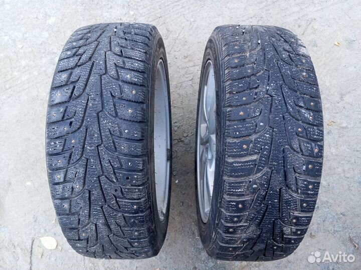 Зимние шины бу r15 Hankook 185/55 + диски