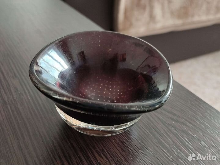 Пепельница СССР стекло