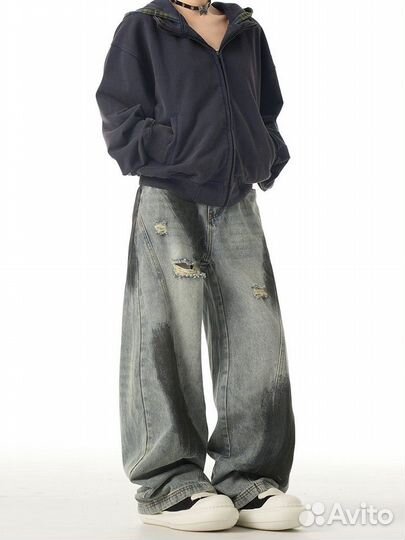 Широкие джинсы balenciaga type