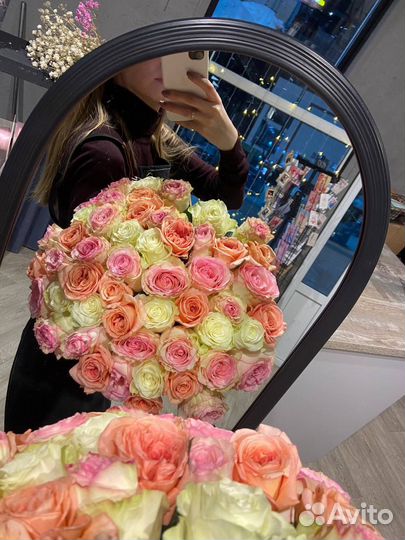 Вау-букет из 101 розы