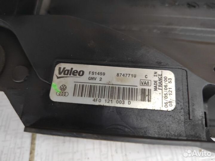 Диффузор с вентилятором Audi A6 C6 4F