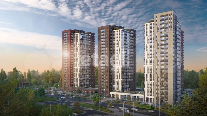 Квартира-студия, 24,1 м², 2/21 эт.