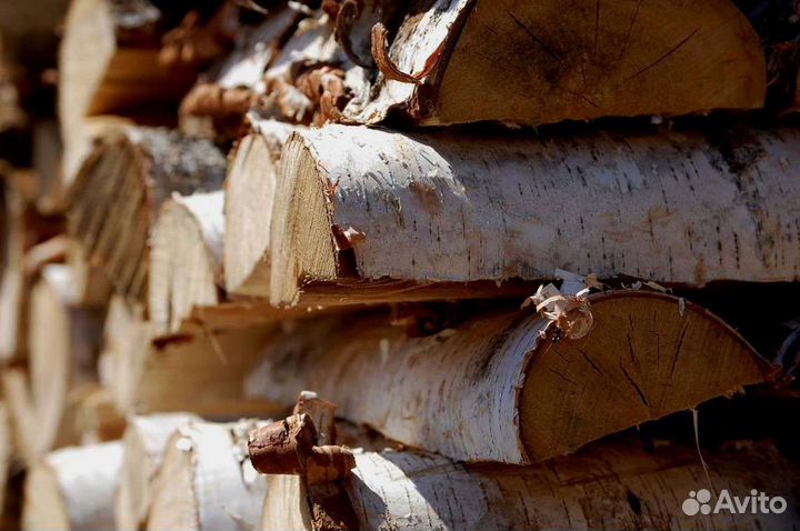 Дрова березовые. Колотые