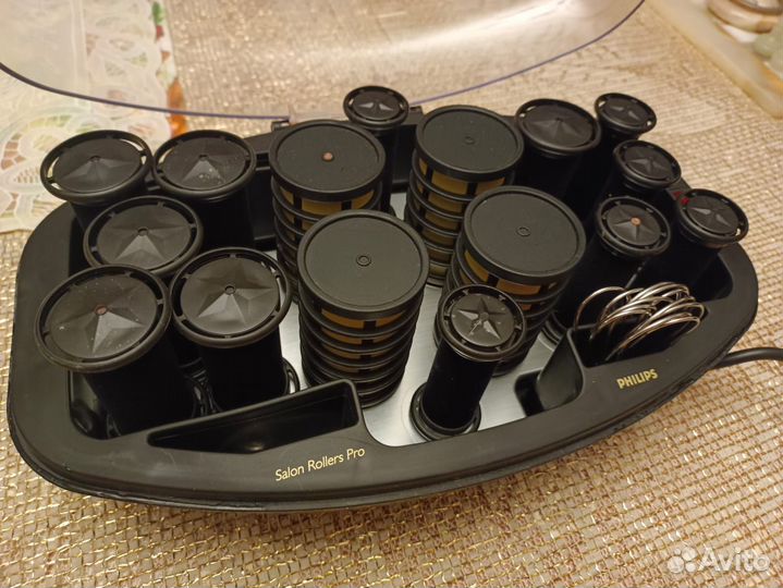 Электробигуди philips salon rollers pro