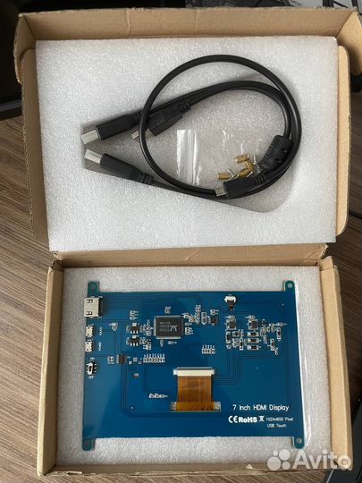 7inch hdmi LCD (H), IPS дисплей 1024600px