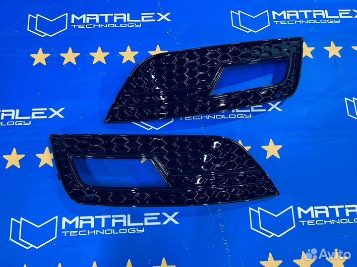 Решетки audi A4 B8.5 BLAck RS4 style