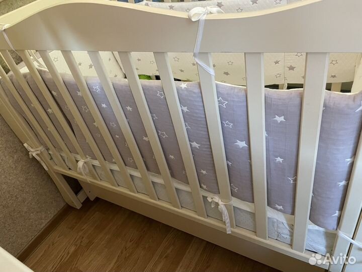 Бортики в детскую кроватку