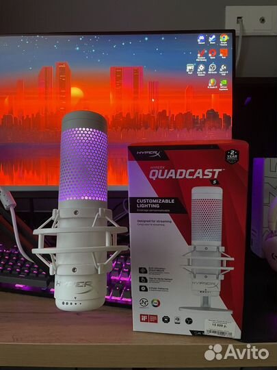 Микрофон Hyperx quadcast s
