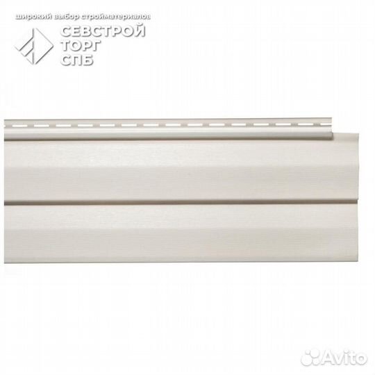 Сайдинг Nordside Классика 3850х231 мм белый